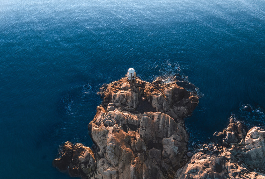 Klåva Lighthouse from above