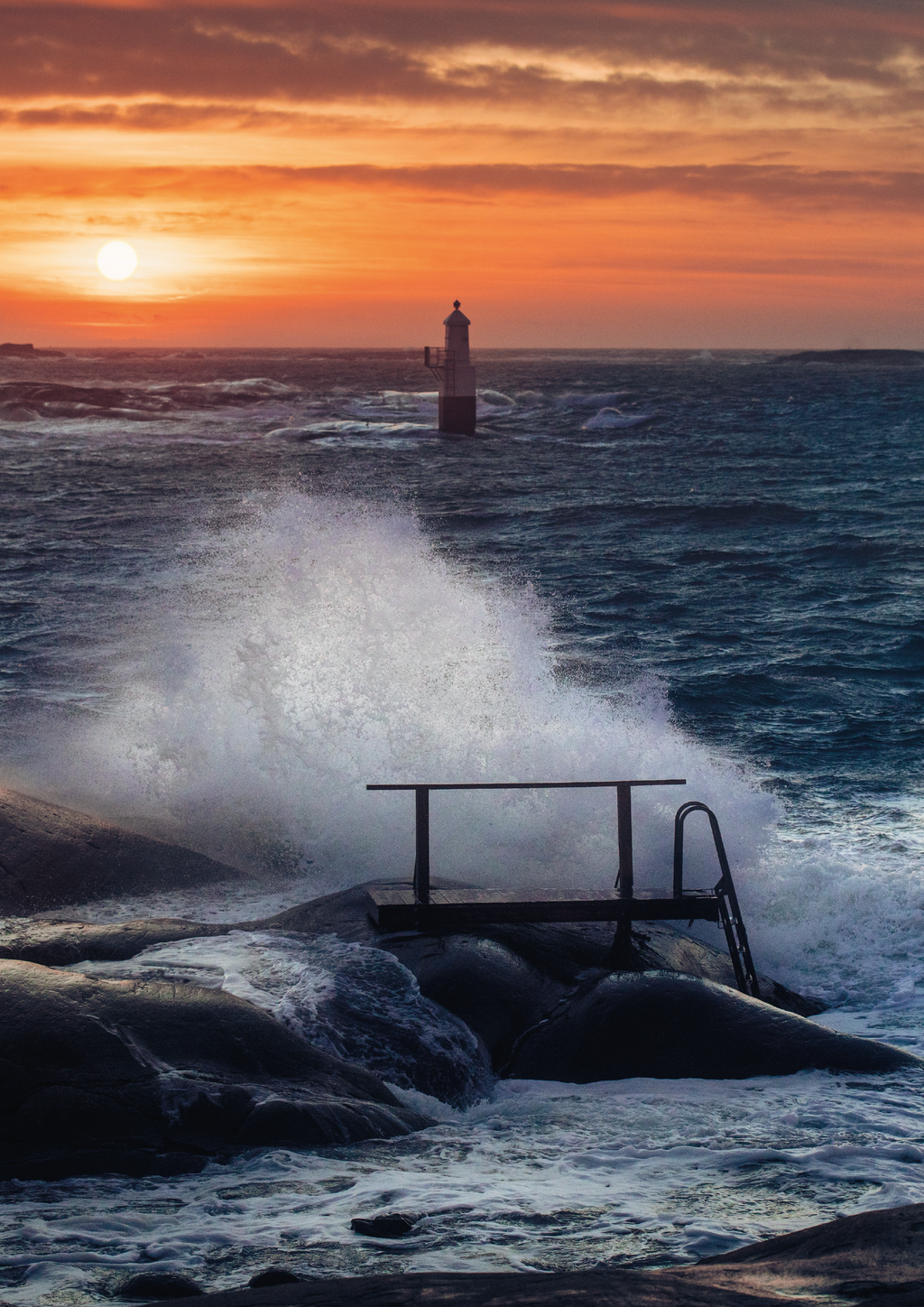 Hönö in a storm